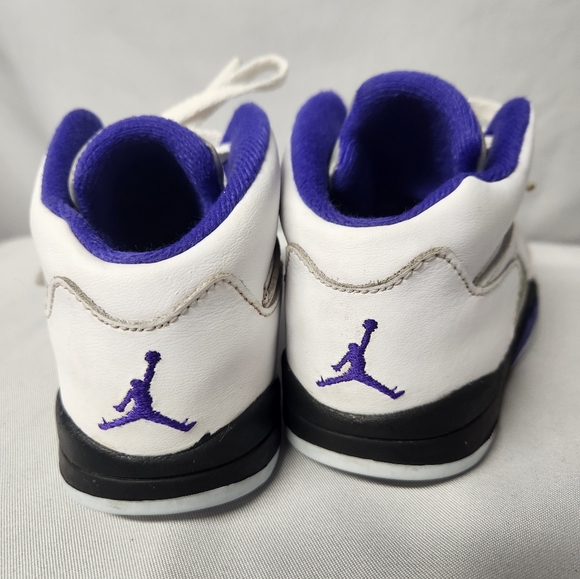 Air Jordan 5 Retro Dark Concord Kids Sneakers Size 9C 440890-141 - Picture 6 of 9